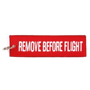 Keychain remove before flight big