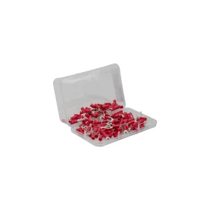 Terminal Forquilha Isolado Vermelho 0.50 -1.50 mm² 4mm² GÇU-4001