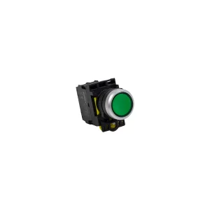 Botão de Pressão Luminoso Verde 1NA 24V A5-10D