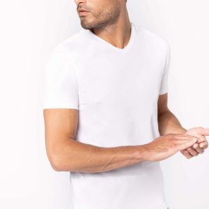 T-SHIRT DECOTE “V” K3014