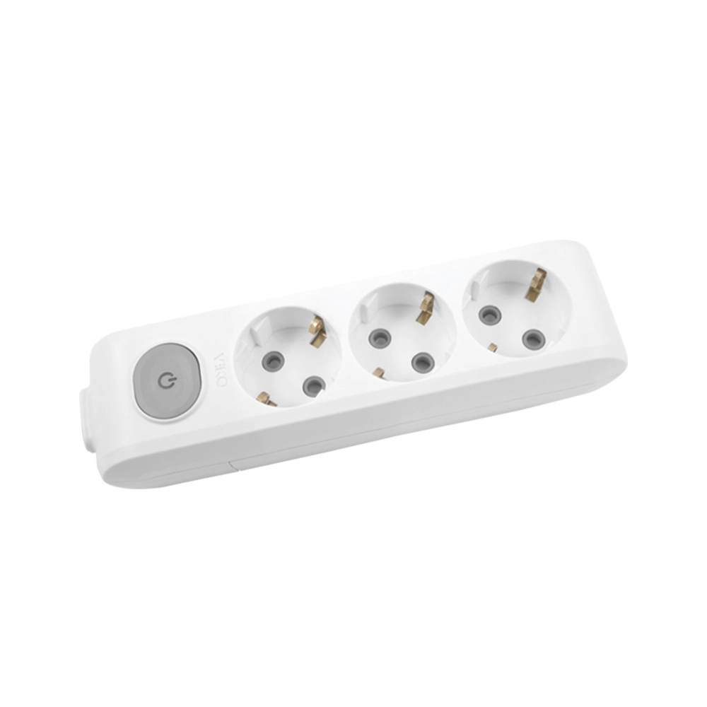 EXTENSÃO-3 TOMADAS-COM INTERRUPTOR SEM CABO-Branco-MULTI-LET - Image 2