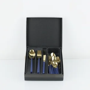 Conjunto de talheres zul inox de 42 Pcs