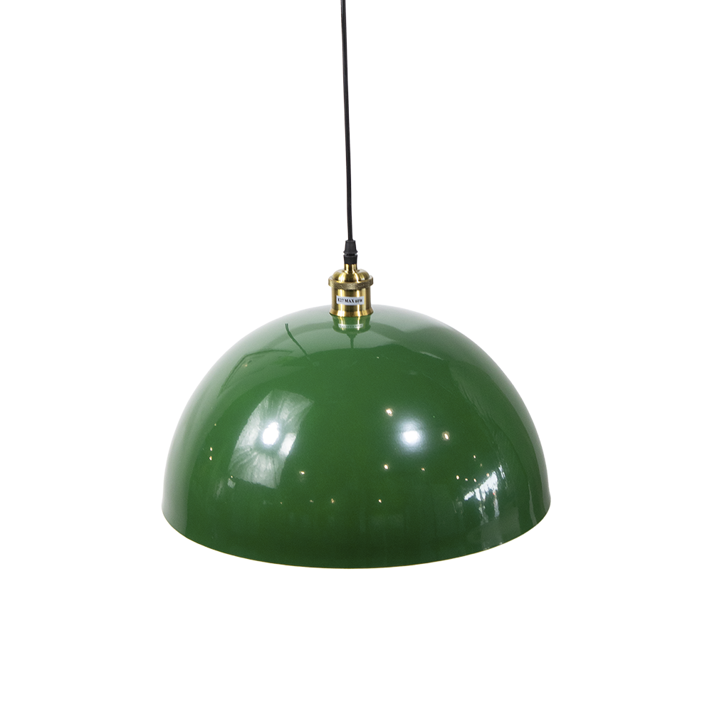 Candeeiro suspenso Metal verde escuro E27 D400*H200-Avida - Image 2