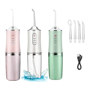 Irrigador Oral Portátil Recarregável Limpeza Oral e Higiene Bucal