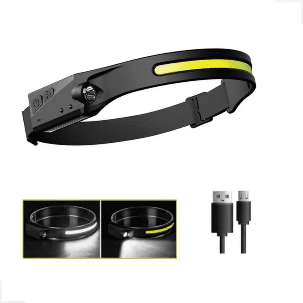 Lanterna de Cabeça Recarregável Com Sensor de Aproximação - Image 6