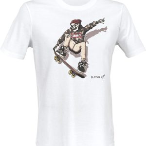 T-Shirt Skull with Skateboard